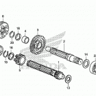 CRF50F AC Трансмиссия