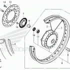 CT125A AC Переднее колесо