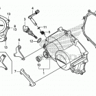 CRF125FB Крышка картера правая