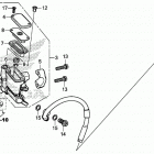 CRF450X AC Front brake master