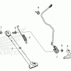 CRF300LA AC Подножка
