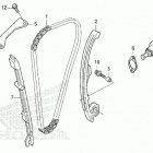 CRF300LA AC Цепь ГРМ и натяжитель