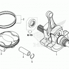 CRF450RX AC Коленчатый вал и поршни
