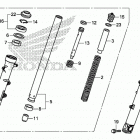 CB500FA Передняя вилка