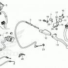 CRF300LA AC Рычаги,тросы и рулевые переключатели
