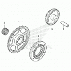 CRF300LA AC Муфта стартера