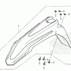 CRF300LA AC Переднее крыло