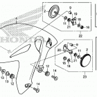 CBR1000S1 2AC Переднее крыло