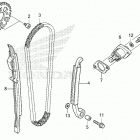 CRF150R AC Цепь ГРМ и натяжитель