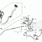 CBR1000S1 2AC Рычаги,тросы и рулевые переключатели