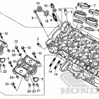 CBR1000RA Головка цилиндров