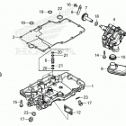 CRF1100A 3AC Поддон картера и масляный насос