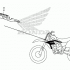 CRF150R AC Наклейки