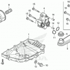NC750XD AC Поддон картера и масляный насос