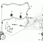 CRF300LA AC Abs modulator@brake pipe