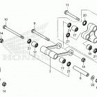CRF300LA AC Задние амортизаторы