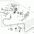 NC750XD AC Parking brake lever