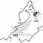 CBR1000SP 2AC Brake pipe