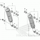 CT125A AC Задние амортизаторы
