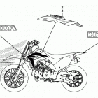 CRF110F AC Наклейки