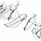 CRF450RL AC Сидение и обтекатели сидения