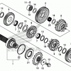 CB500FA Трансмиссия