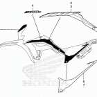 CRF300LA AC Наклейки