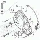CBR600RR 6A Крышка картера правая
