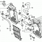 CRF150R AC Радиатор