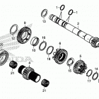CRF1100D 2AC Трансмиссия 2