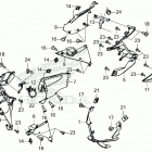 CBR650RA AC Обтекатель средняя часть