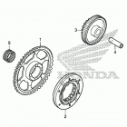 CBR300RA Муфта стартера