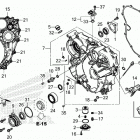 GL1800 2AC Задний кожух картера