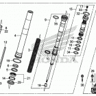 CRF250RX AC Передняя вилка