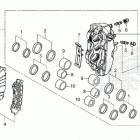 GL1800 2AC Передний тормозной суппорт левый