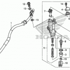 CRF250RX AC Задний тормозной цилиндр