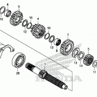 CBR500RA Transmission (mainshaft)