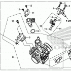 CRF250F A Корпус Дросселя