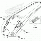 CRF450RX AC Задний бампер