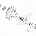 CRF450RX AC Валансирный вал