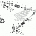 C125A Распределительный вал и клапана