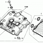 CB500X Крышка головки цилиндров