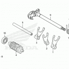 CMX300 AC Вилка переключения передач