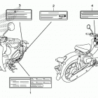 C125A AC Лейбл предостережения