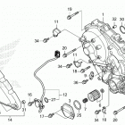 NC750XD AC Крышка картера правая