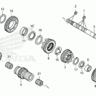 NC750XD AC Transmission (mainshaft)
