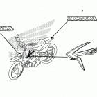 CRF50F AC Наклейки