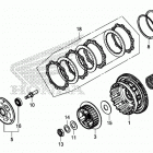 CB500FA Сцепление