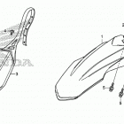 CRF110F AC Переднее крыло
