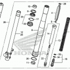 CRF150R AC Передняя вилка